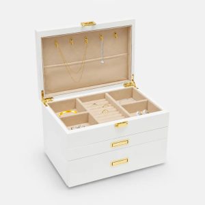 Schmuckkästchen Holz Weiß