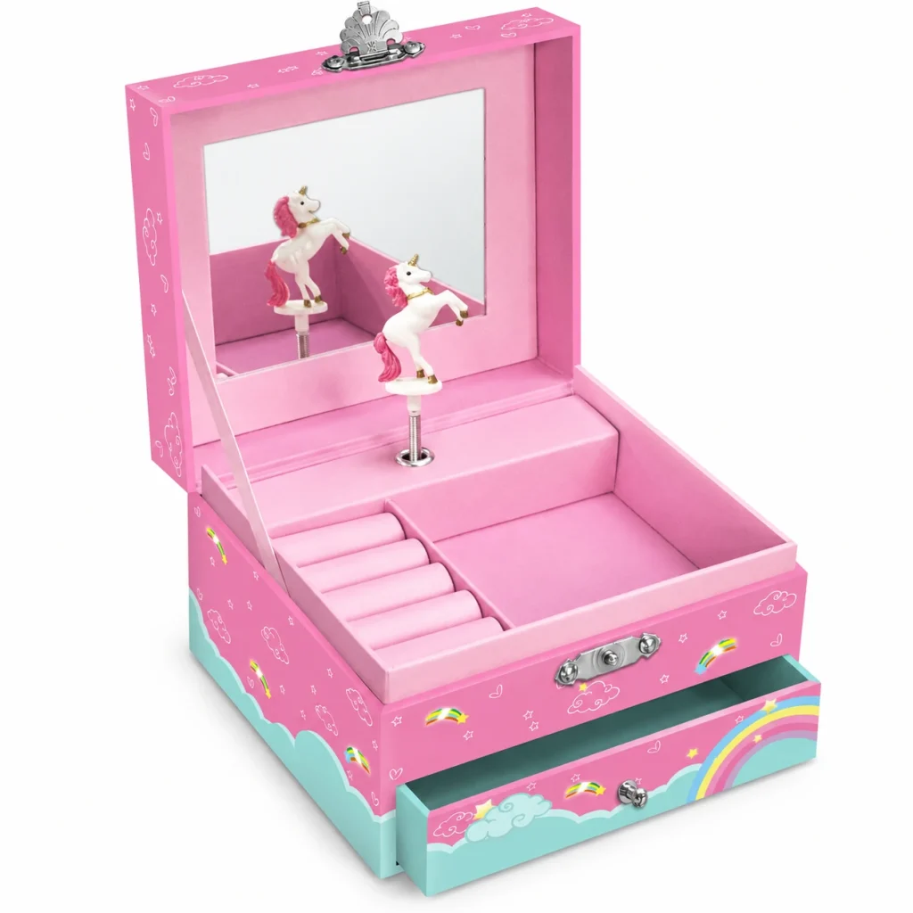 Schmuckkästchen Für Kinderschmuck – Produktaufnahme vor weißem Hintergrund