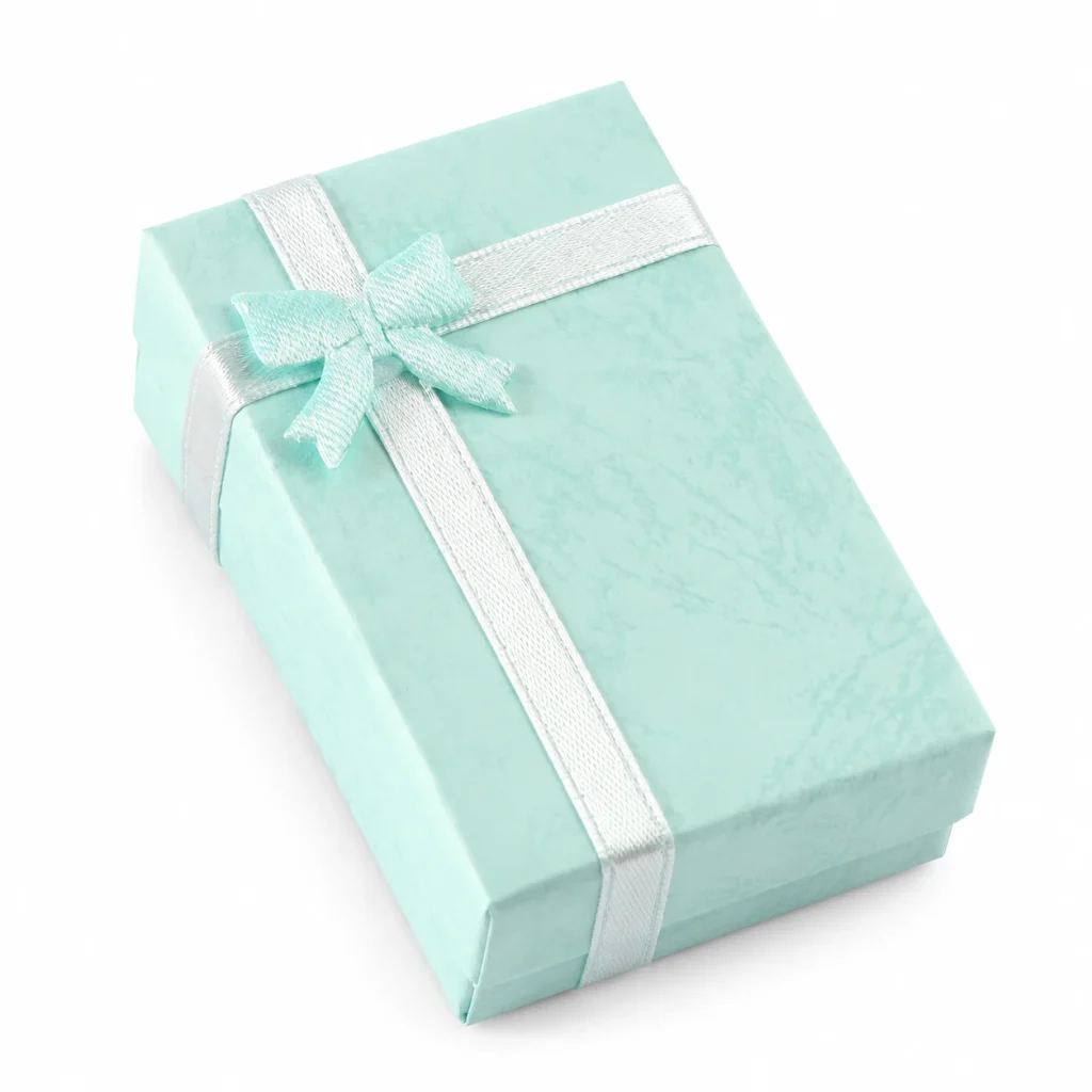 Schmuckkästchen Geschenk – Produktaufnahme vor weißem Hintergrund