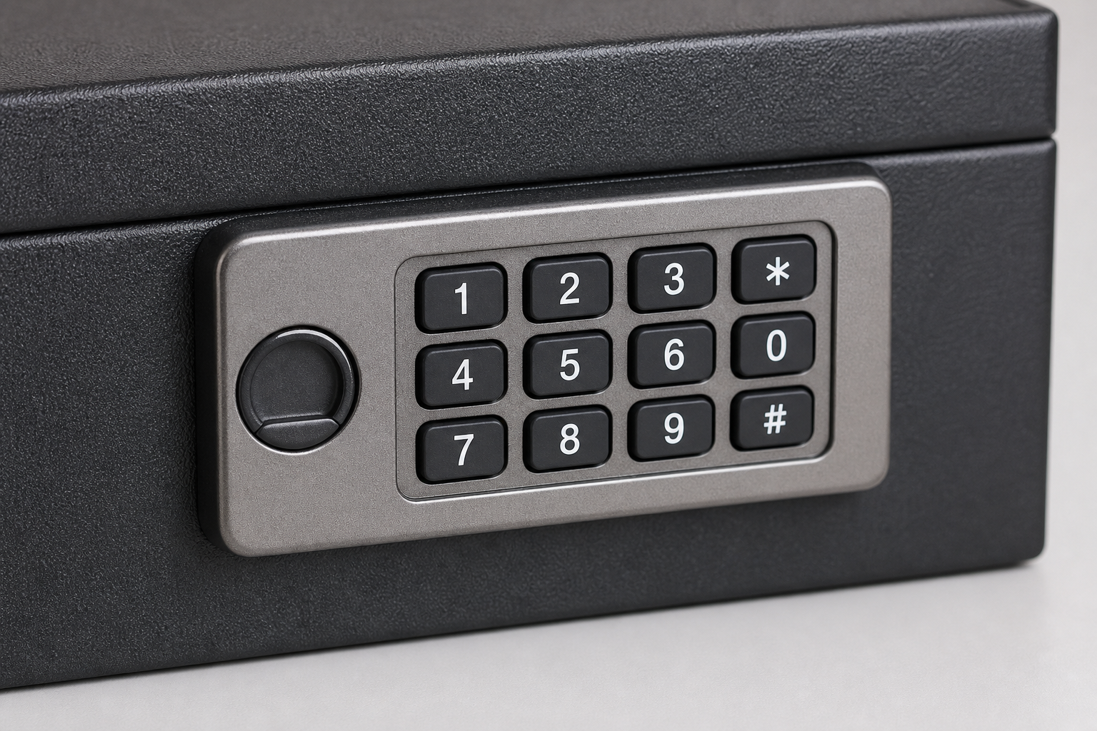 Schematische elektronische Tastatur mit Ziffern-, Stern- und Rautetaste